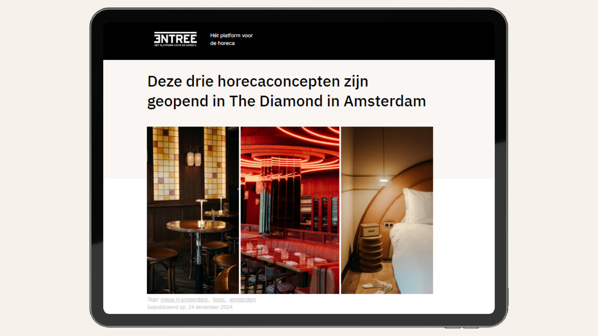 Entree - The Diamond