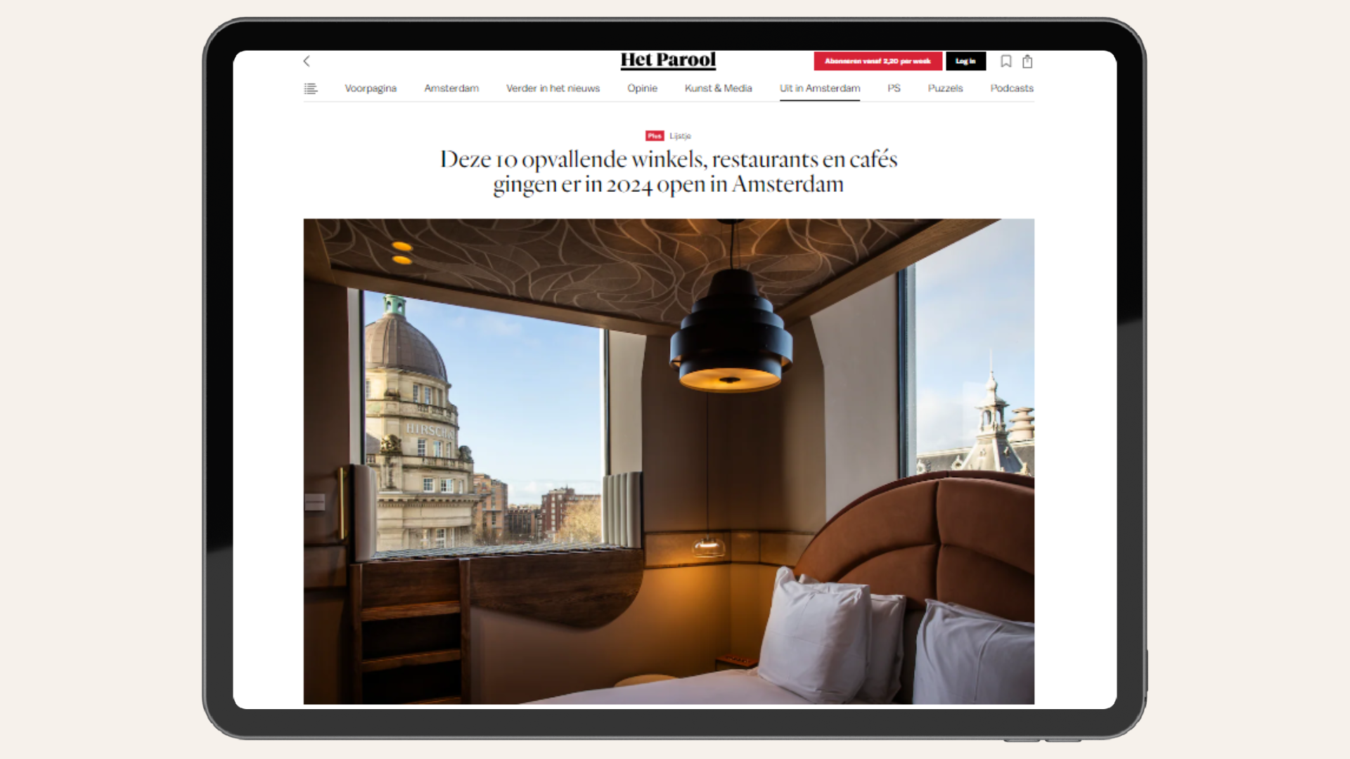 Parool - Hotel The Diamond
