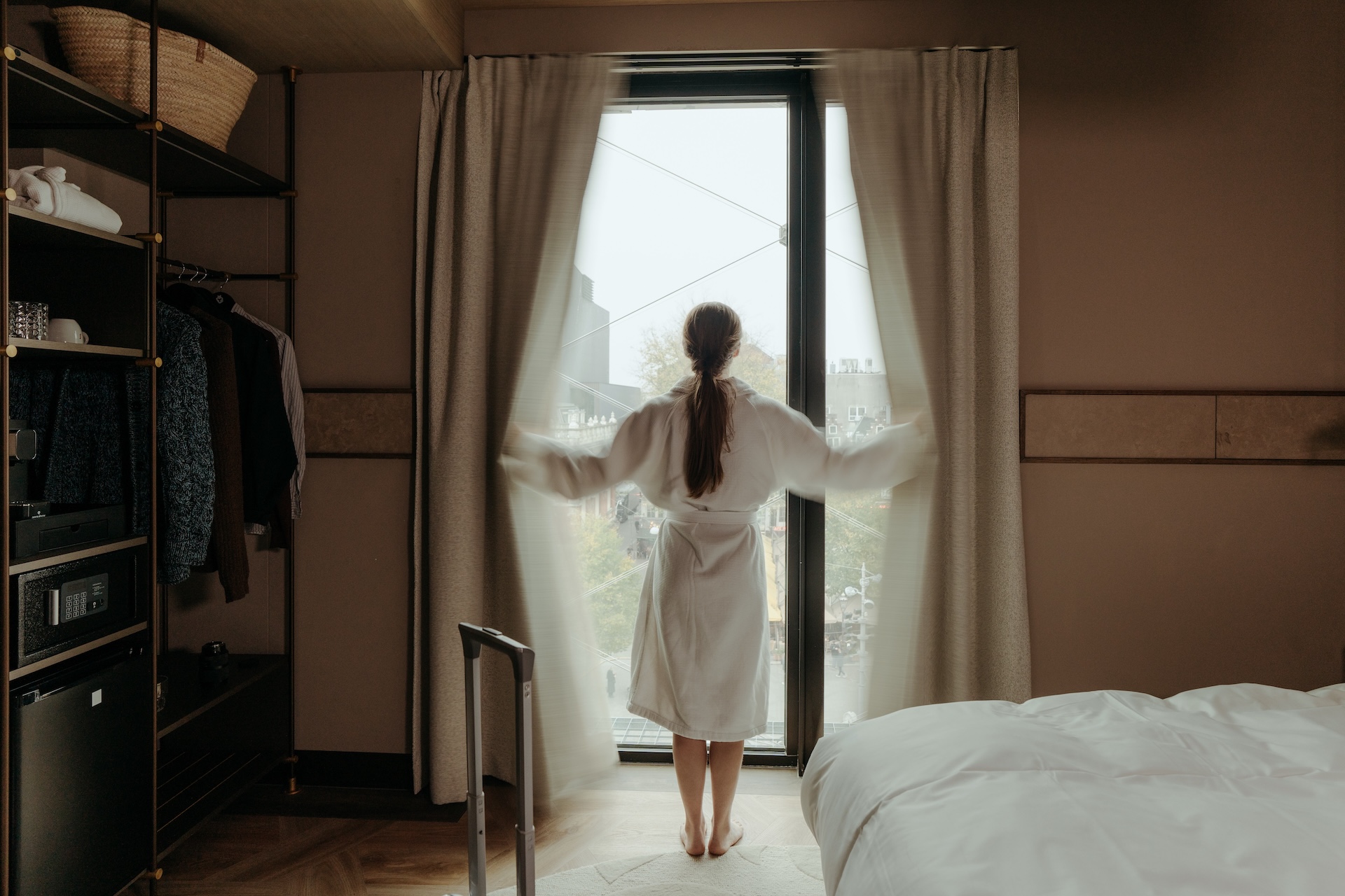 luxury hotel room in amsterdam